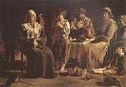 Louis Le Nain Peasant Family in an Interior (mk05) USA oil painting reproduction